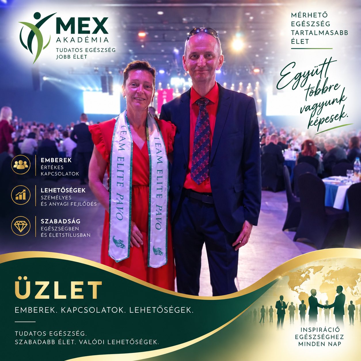Tamás MEX üzleti rendezvényen