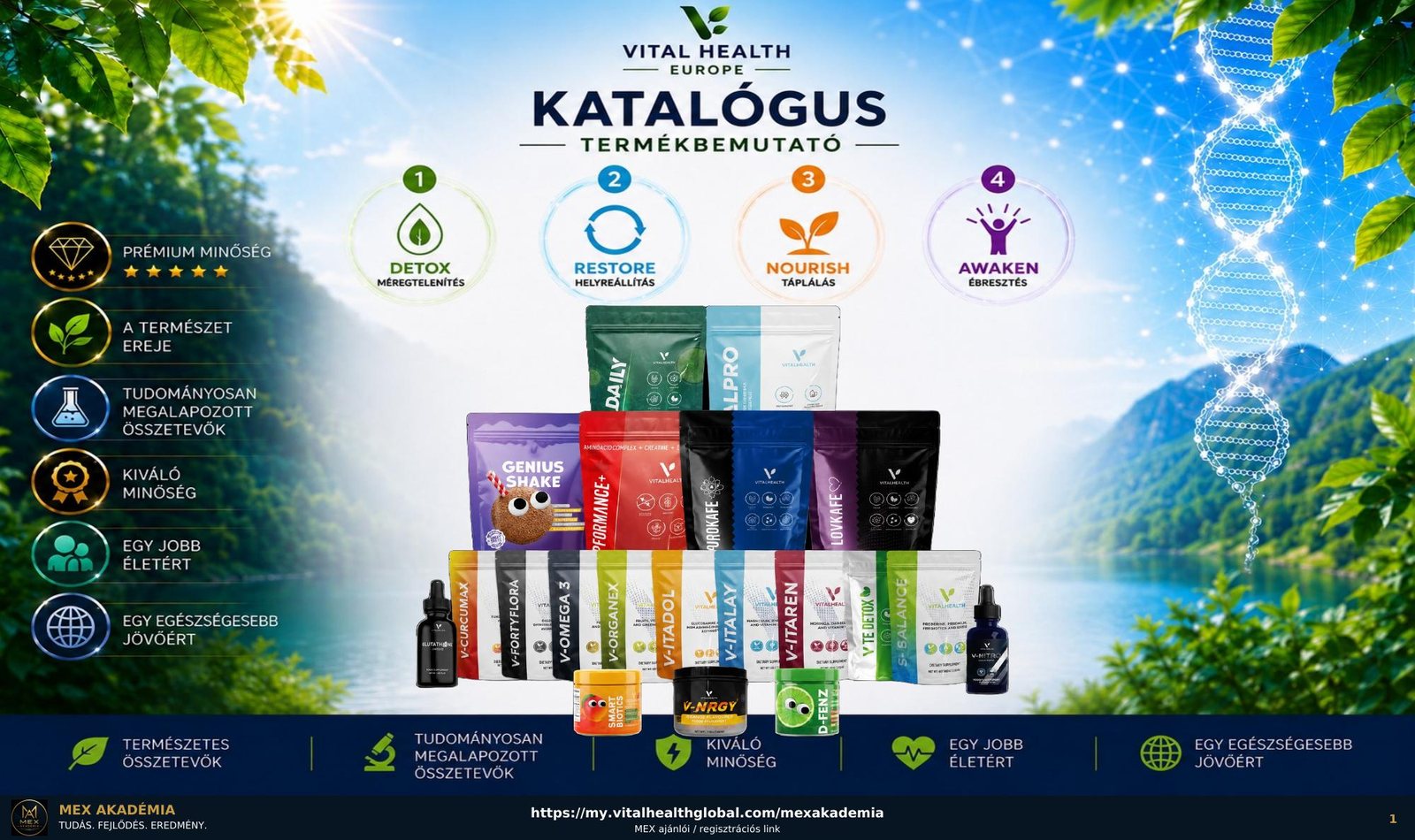 Vital Health katalógus áttekintés